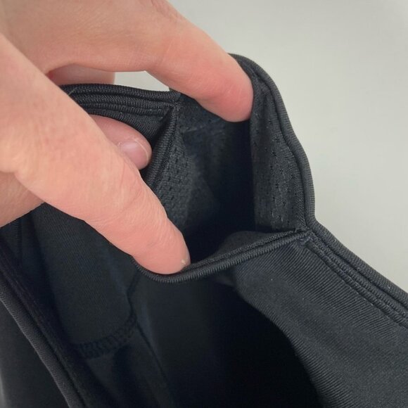 Nanette Lepore Black Mesh Panel Leggings High Rise Size Small Stretch High‎ Rise - Picture 9 of 12